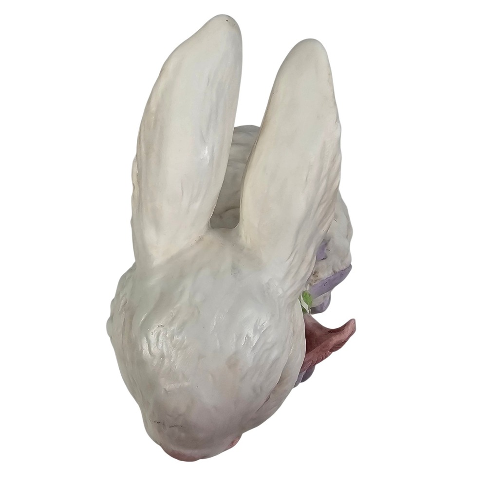 Vintage 1988 Enesco Bunny Rabbit Musical Figurine G.G. Santiago Morning Glory - Picture 6 of 12